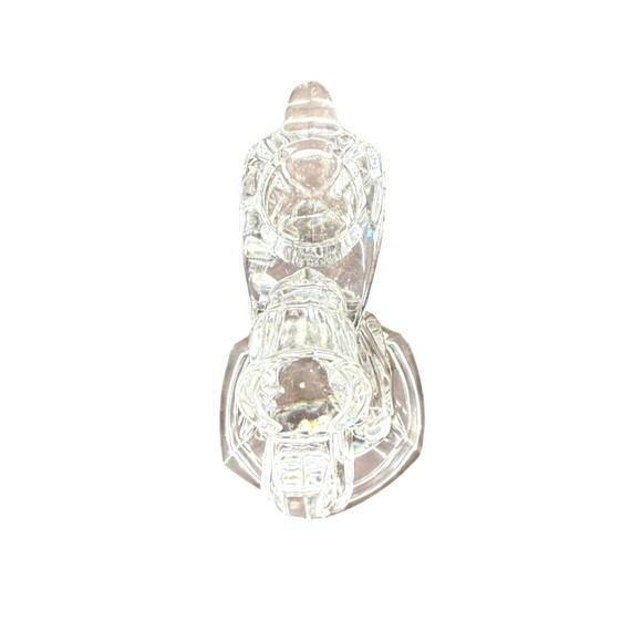 Marquis Waterford German Clear Crystal Glass Angel Mini Taper Candle Holder EUC - Picture 10 of 15
